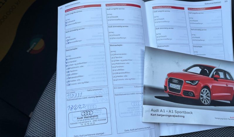 
								Audi A1 1,4 TFSi 122 S-line S-tr. 3d full									